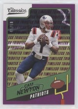 2021 Panini Classics Timeless Tributes Purple 45/50 Cam Newton #69 5x0