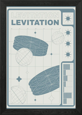 Levitation gerahmtes Wandbild Poster Leinwanddruck Bild
