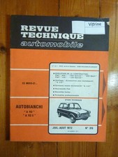 Revue technique Autobianchi A112