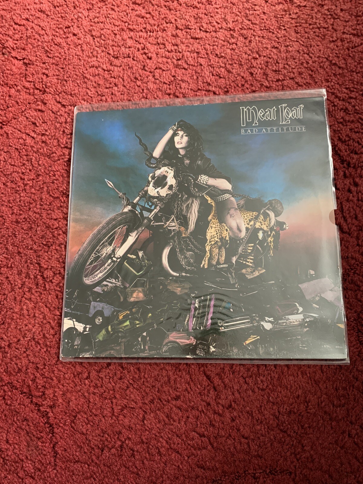 MEAT LOAF MEATLOAF BAD ATTITUDE Vinyl LP RECORD ALBUM 1984