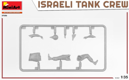 Miniart 37086 1/35 Israeli tank crew. Yom Kippur war Plastic figures kit - Picture 2 of 7