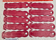 Klever Kutter KCJ-1R Safety Box Cutter, Red, 10 per Pack