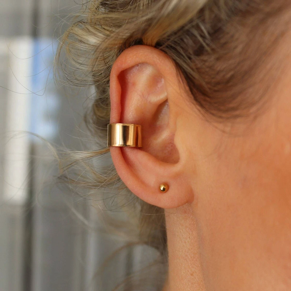 No Piercing Earring, Gold Filled Ear Cuff - Personalized Earcuff - Conch  Earring