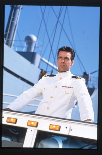 Jag David James Elliott TV Photo Shoot Original 35mm Transparency Stamped 1995