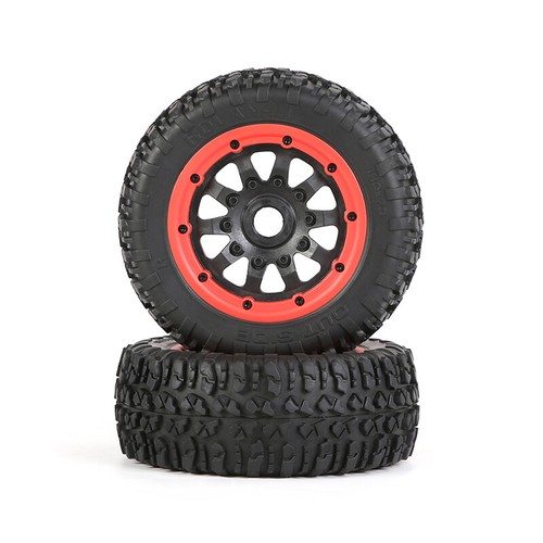 2PCS Wheel Studded Tyre Set for 1/5 Losi 5ive T 1.0 2.0 ROVAN ROFUN LT RC Car - Picture 6 of 29