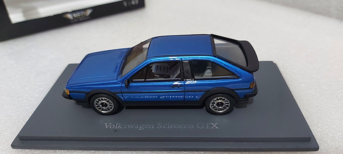 VW Volkswagen Scirocco II GTX 16V 1986 Blue Met 1:43 Neo 43020