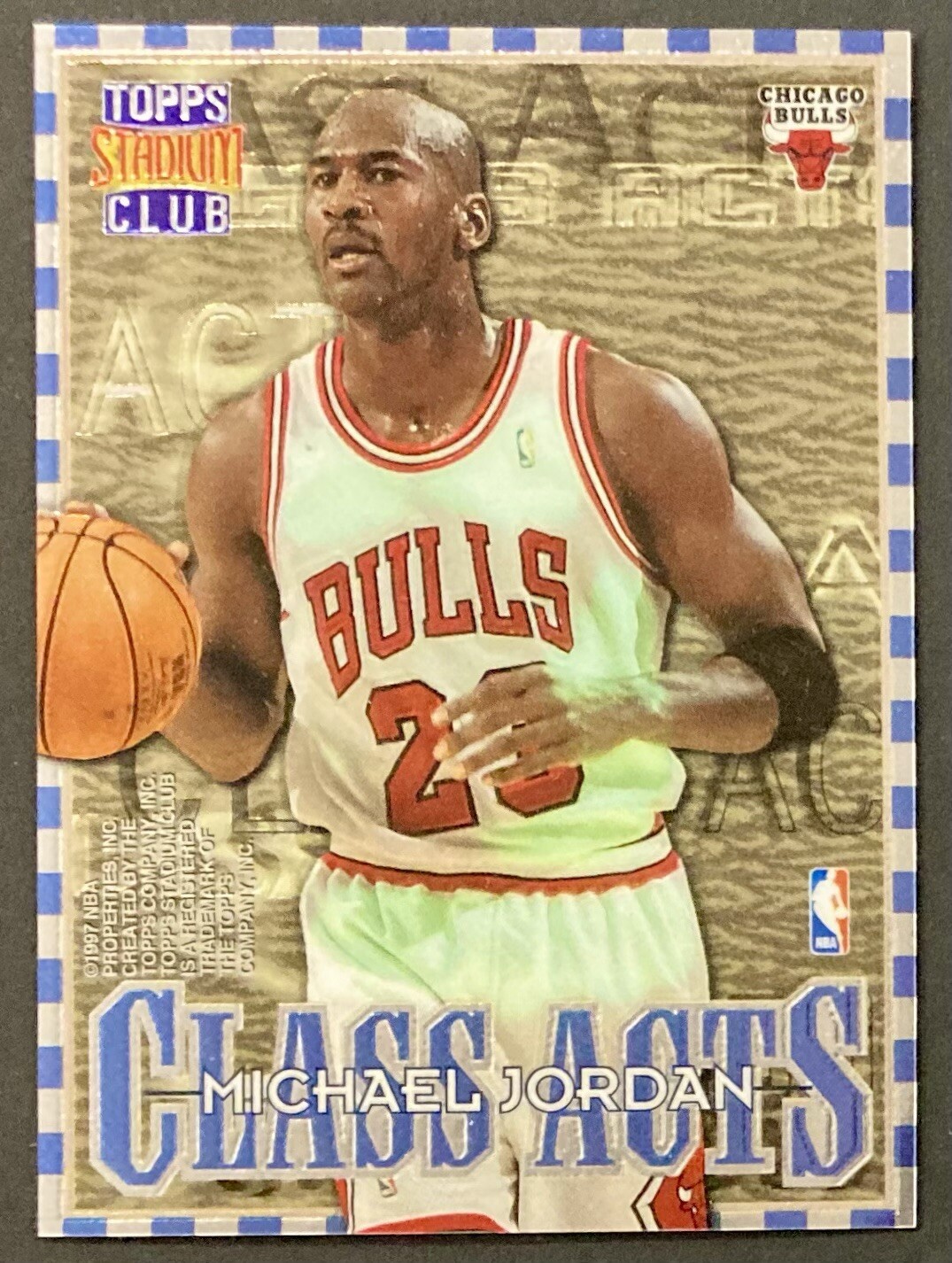 1996-97 Topps Stadium Club Michael Jordan Stackhouse Class Acts SP