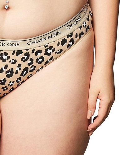Calvin Klein 289608 CK One Cotton Bikini Panty, Stephen Animal Print, S - Picture 3 of 3