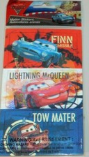 Disney Pixar CARS 2 Big Motion Stickers Lightning McQueen Finn Tow Mater New