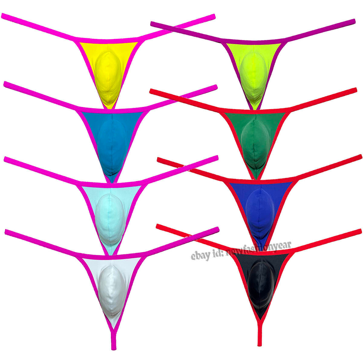 Sexy Men's Mini Bikini Thongs Pouch Tangas Soft G-String Underwear T-back Briefs