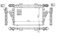 LadeluftküHler FüR Cadillac BLS Fiat Croma Opel Signum Vectra C