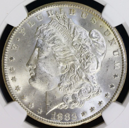 1883-CC Morgan Silver Dollar MS64 NGC