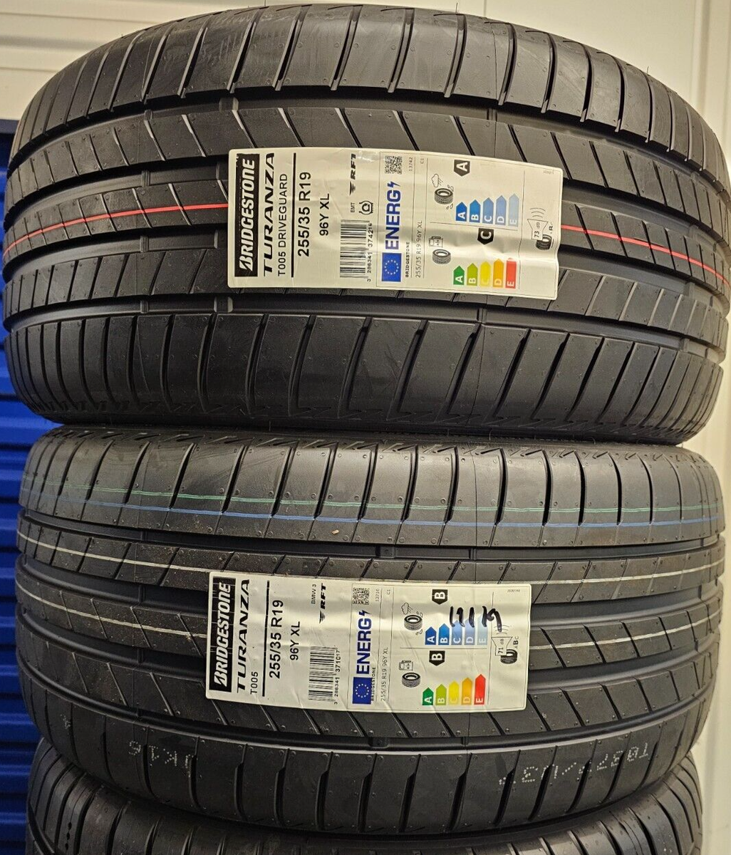 2X BRIDGESTONE T005 RUNFLAT RFT 255/35/19 255 35 ZRFT19 XL 96Y