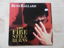 Russ Ballard Autograph Signed LP Cover "The Fire Still Burns" Vinyl