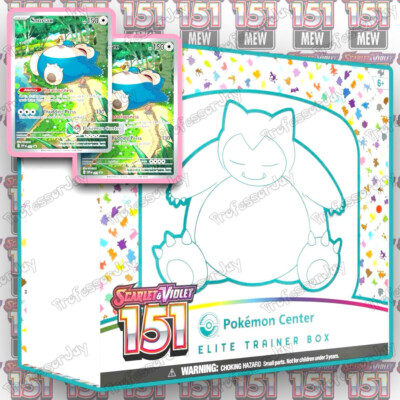 Pokémon 151 TCG SV3.5 (( MEW )) ETB ( 1X ) POKEMON CENTER ELITE