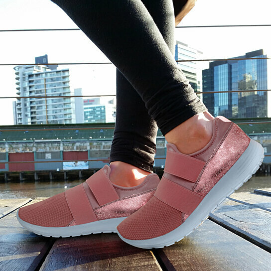 laceless tennis shoes womens