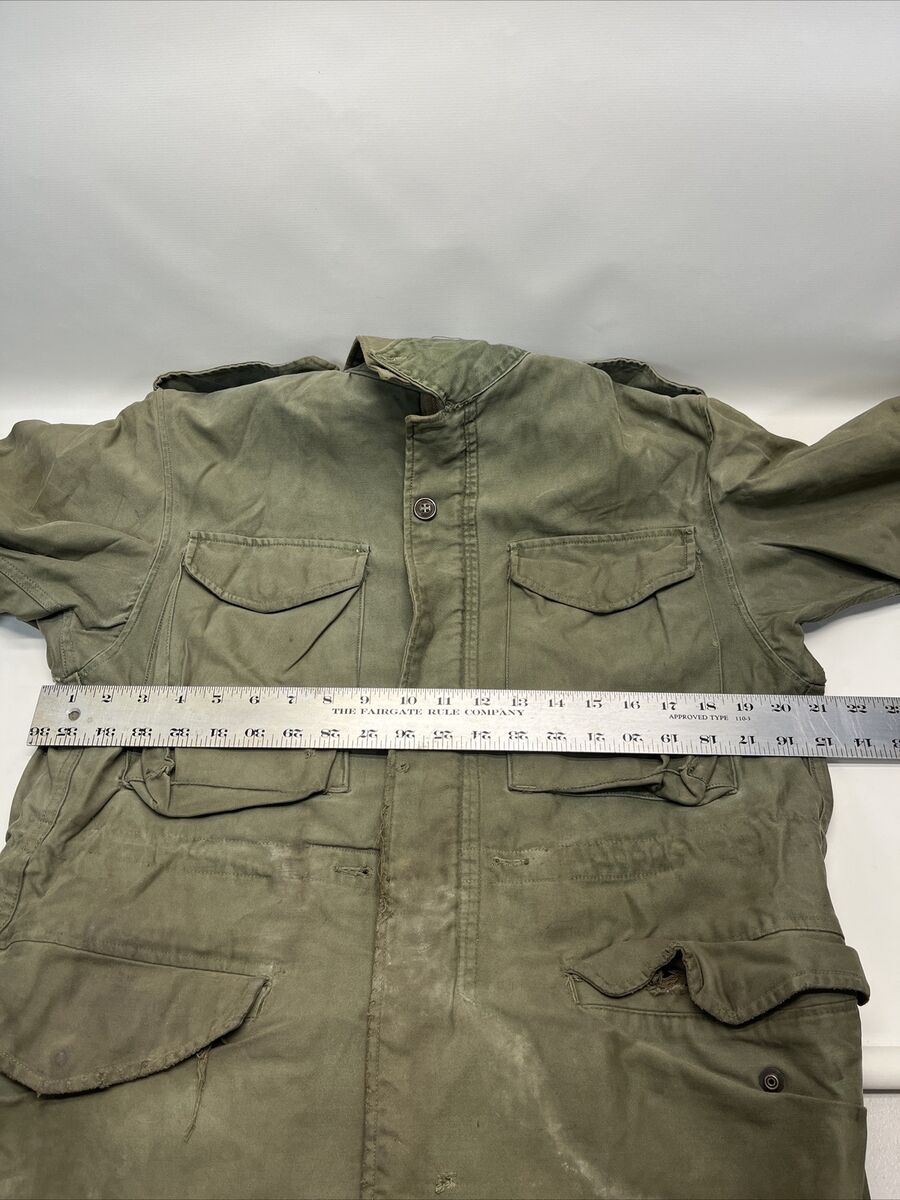 VTG 50s US Army M-1951 OG 107 Field Jacket Regular Small VTG 50s US Army M-1951 OG 107 Field Jacket Regular Small