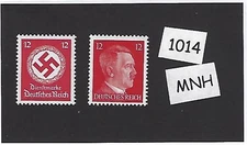 MNH stamp set / PF12 / Adolf Hitler & WWII Swastika / Third Reich era Germany