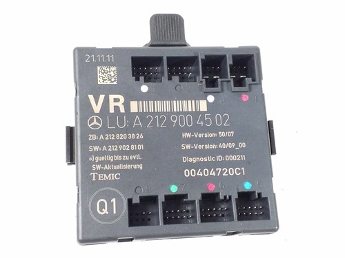 MERCEDES BENZ E-KLASSE W212 2011 Vordertür Steuergerät Rechte Seite A2129004502