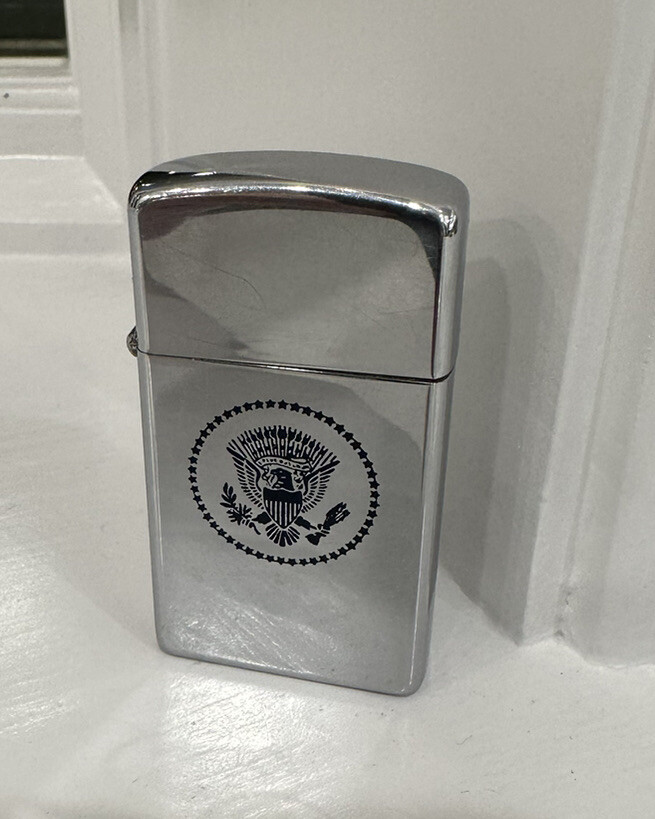 Rare Vintage 1963 President Kennedy Zippo Lighter Pan Am Airlines
