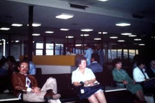35mm Colour Slide- East West Airlines Check In 1977