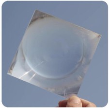 2pc 100mm Optical Plastic Fresnel Lens Magnifier DIY Projector Solar Condensor