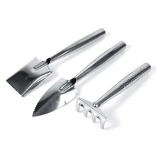 3PCS/Set Mini Gardening Plant Pot Shovel Spade Rake Plastic / Stainless Steel...