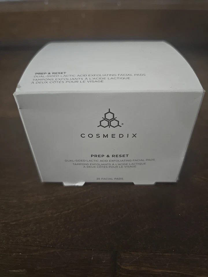 Cosmedix Prep & Reset Lactic Acid Exfoliating Facial Pads- NIB - Image 2 of 4