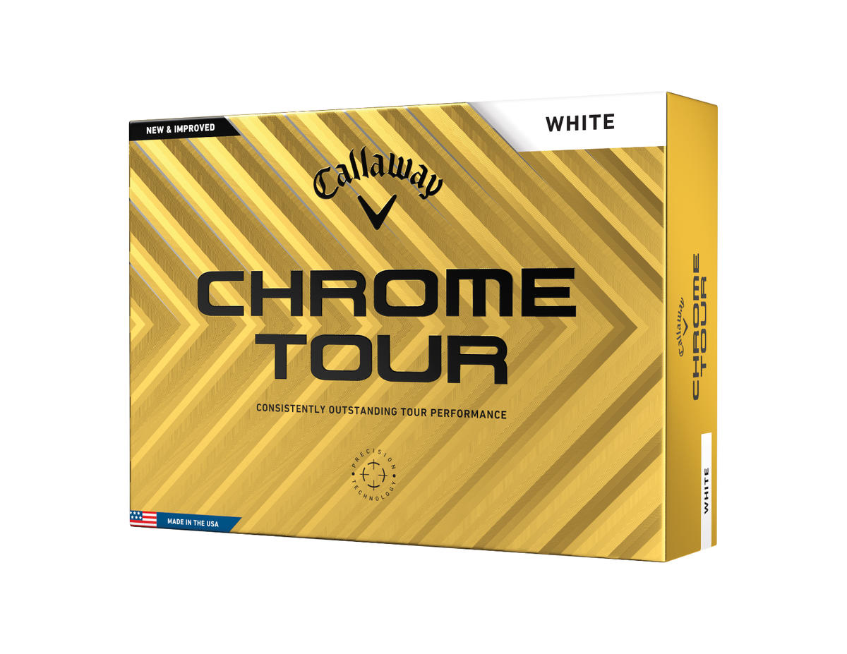 Callaway Chrome Tour ホワイトゴルフボール 2箱セット Callaway キャロウェイ 2024 クロムツアー X ゴルフボール 1