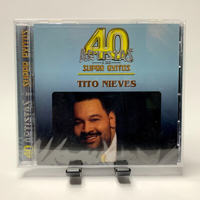 Tito Nieves CD 40 Artistas y Sus Super Exitos 2003 Salsa New Sealed