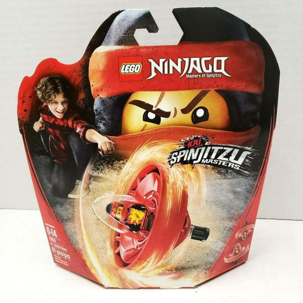 New Lego 70633 NINJAGO SPINJITZU Building Toy KAI Flyer 61PC FLY