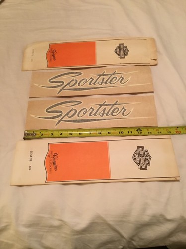 NOS Harley Davidson Sportster gas tank decals 61764-70 - Picture 2 of 5