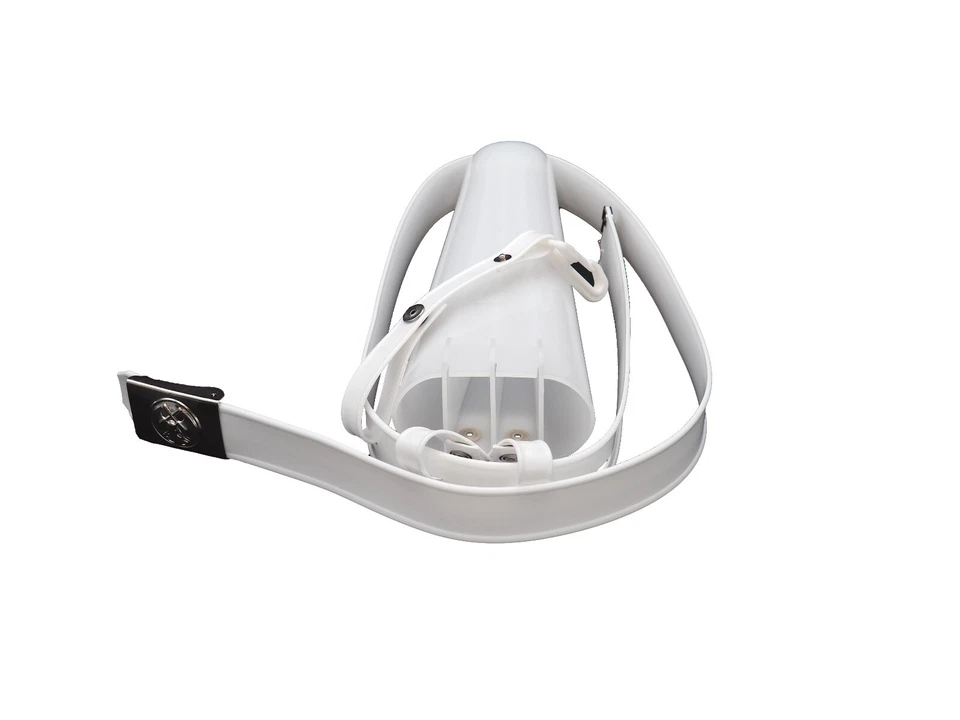 MARKENLOS Messerköcher für 4 Messer + Koppel weiß Gürtel Köcher Kunststoff hygienisch NEU