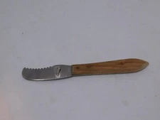 Irvinware Stainless Citrus Zester GERMANY Wood Handle ~ Vintage MCM Kitchen