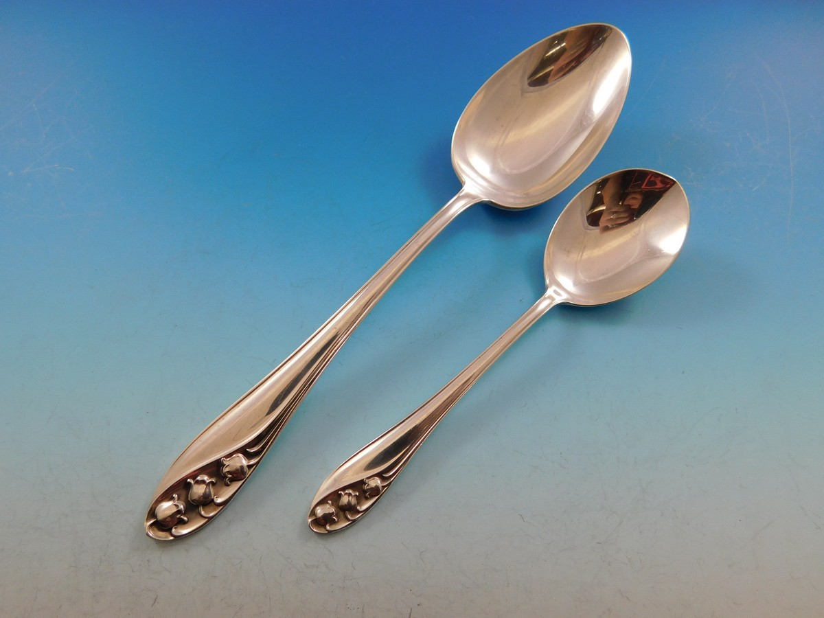 Lily of the Valley by Gorham Sterling Silver Flatware Set 12