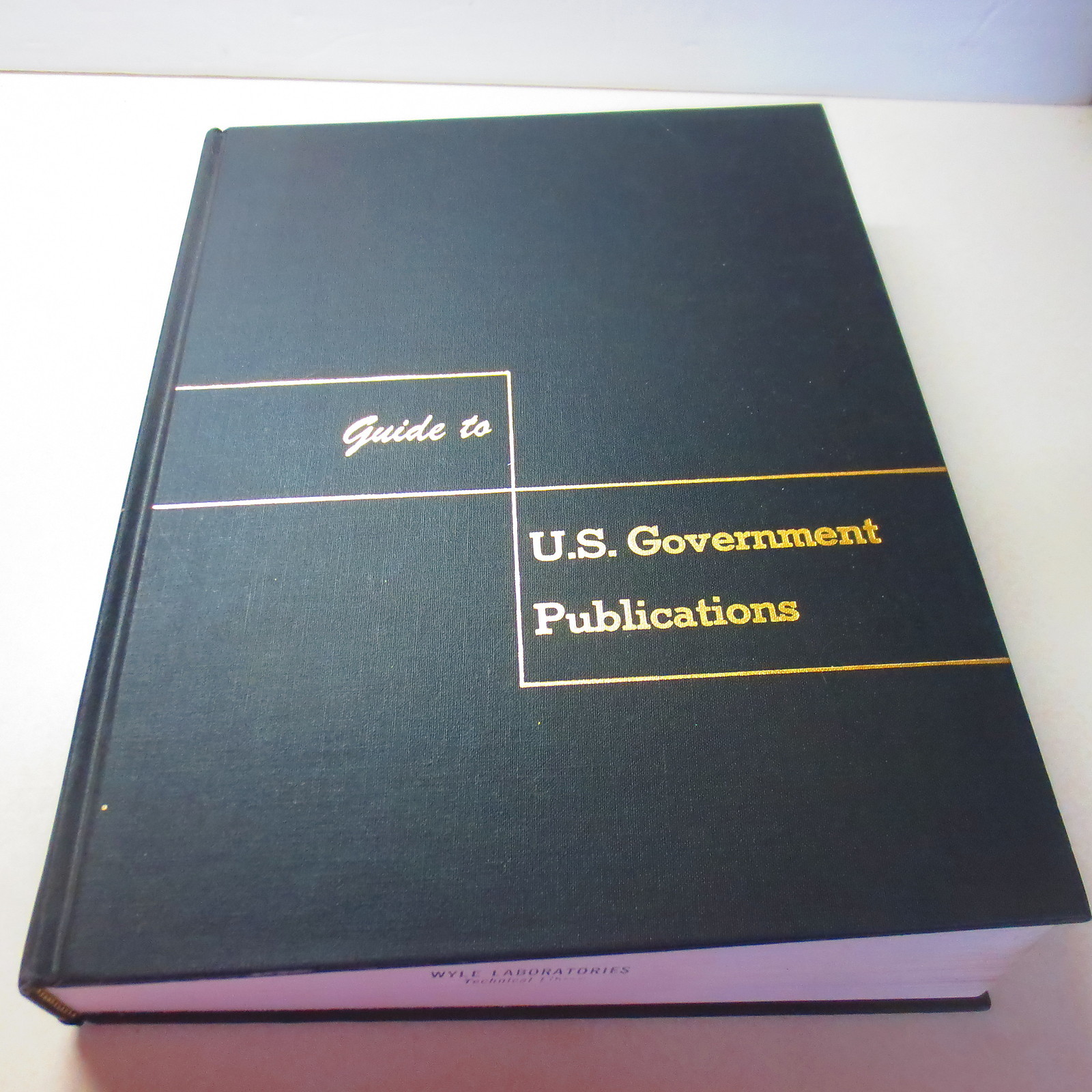 Guide to U.S. Government Publications vintage 1987 Documents Index