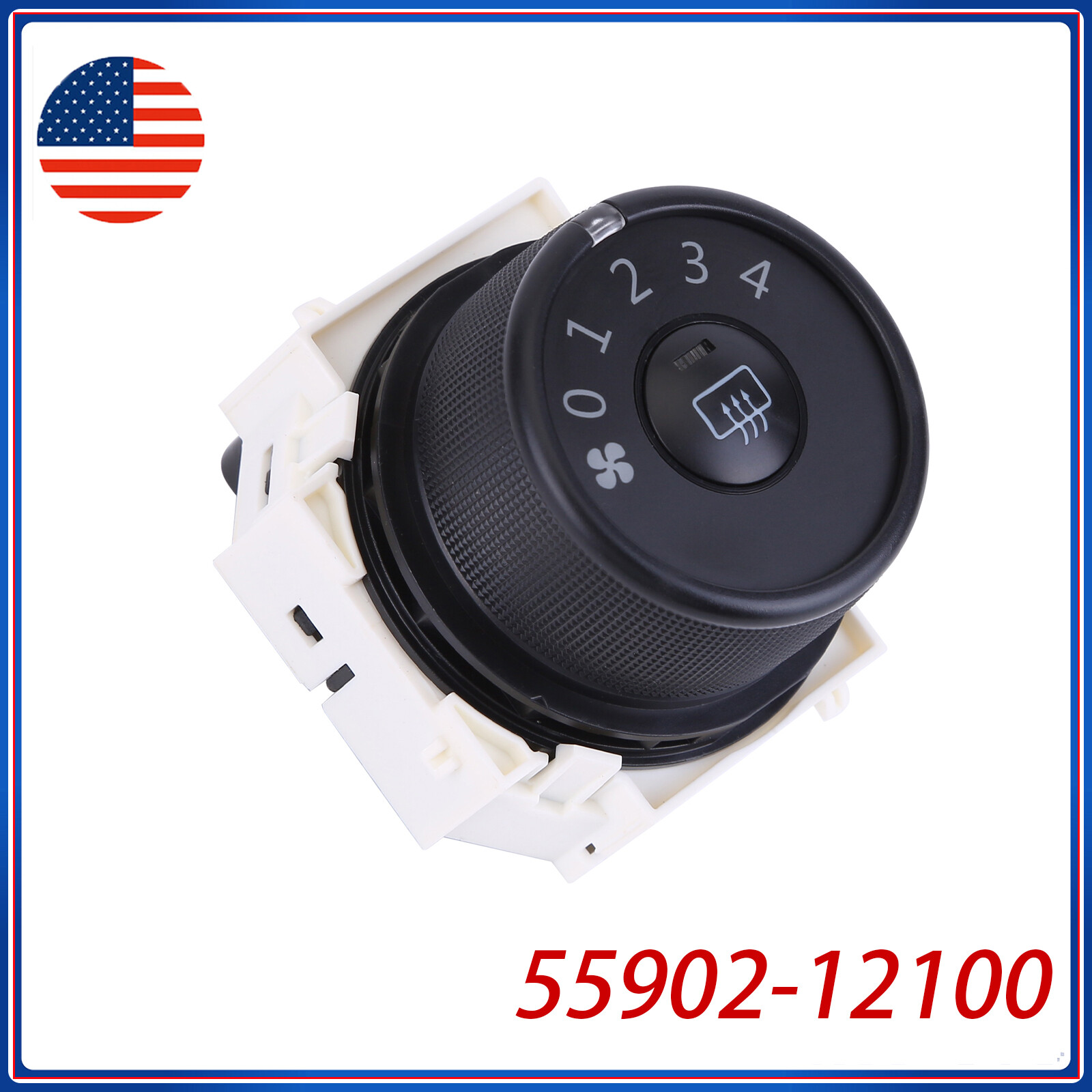 55902-12100 For Toyota Corolla 2009 2010 2011-2013 Blower A/C Fan Control Switch
