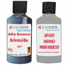 Blu Pervinca Ii Blue 357 With Primer Touch Up Piant For Alfa Romeo Gtv