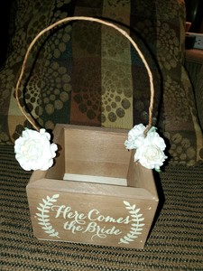 flower girl box basket