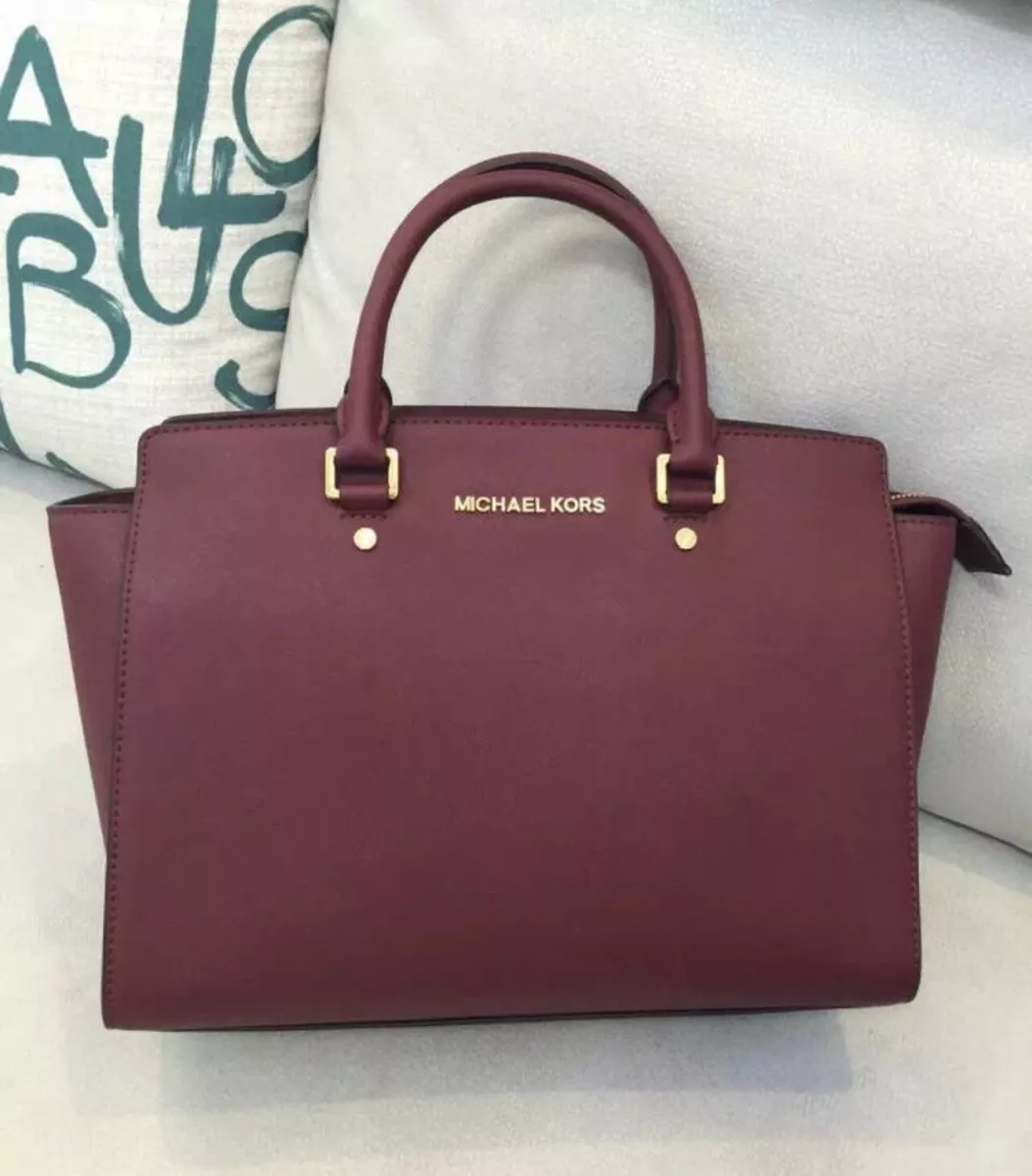 Michael kors selma merlot deals