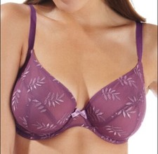 Panache Tango II Plunge Bra in Heathered Pink 32GG