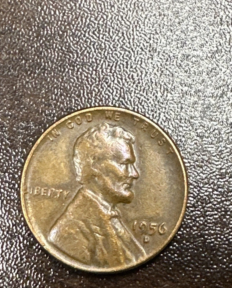 1956 RARE! Wheat Penny [Reverse Error, Error E In States, Error L In Liberty] - Image 3 of 4