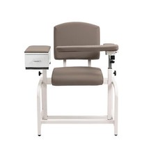 Medycare Phlebotomy Chair for Blood Drawing Treatment Room（Gray）