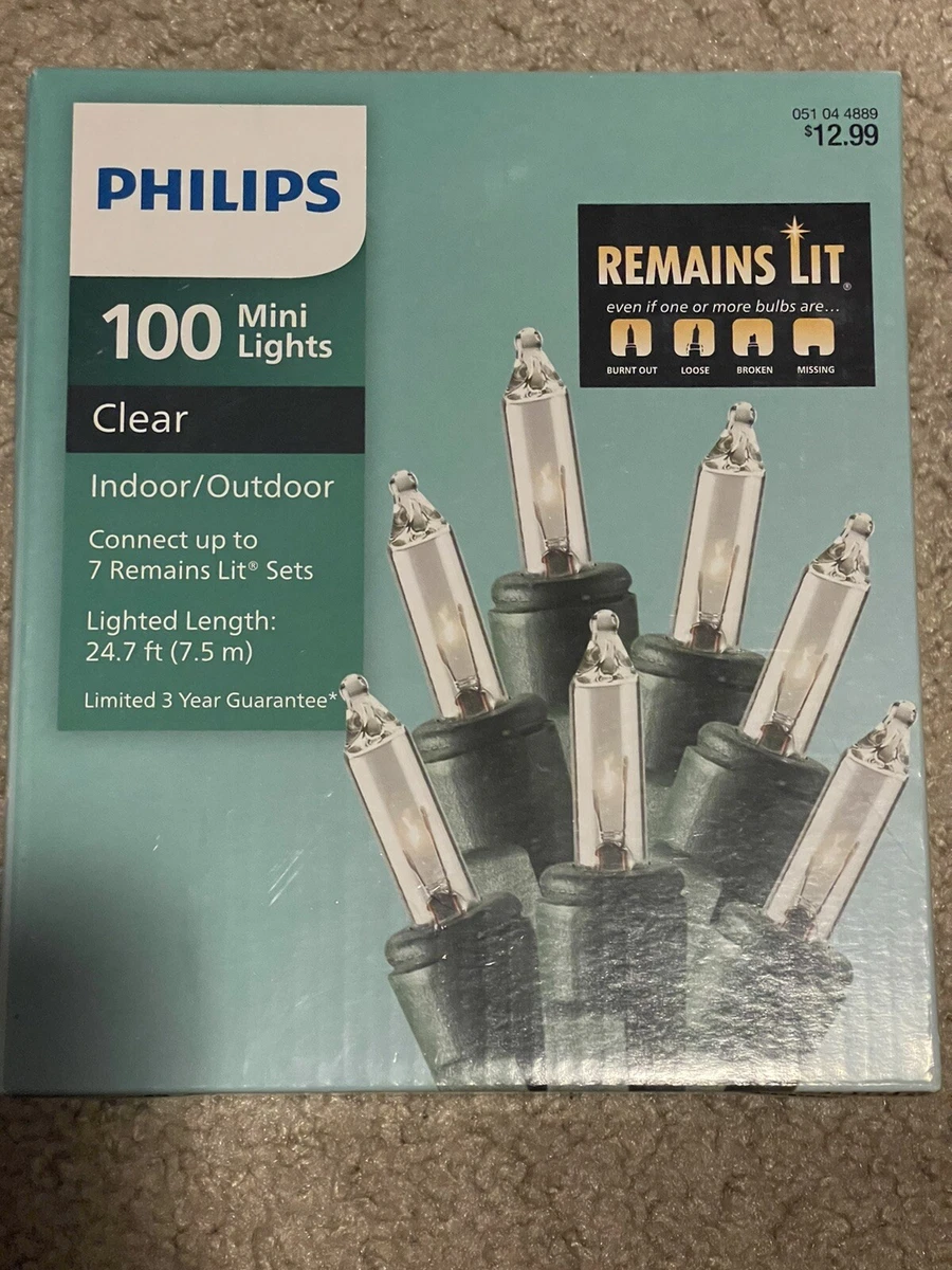 Philips 100ct christmas lights deals
