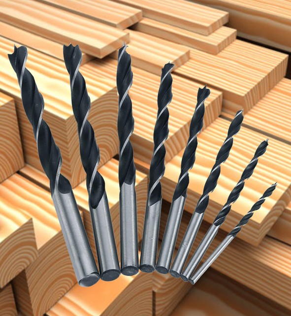 5Pcs 1/2" Wood Brad Point Drill Bit Set Woodworking Spur Point Wood Drill Bits eBay