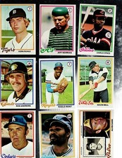 1978 Topps Baseball Complete Your Set 251-500