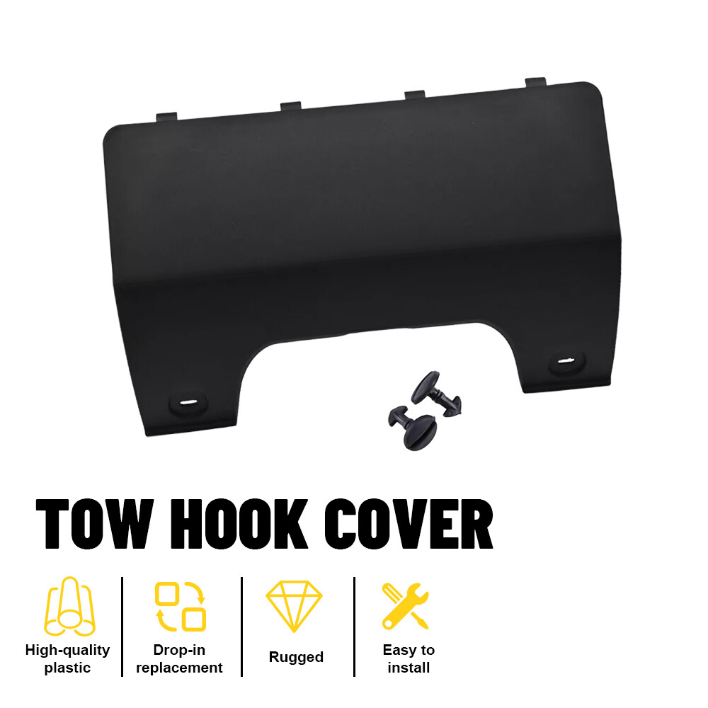 Land Rover LR3 LR4 Rear Bumper Tow Hook Cover with Clips