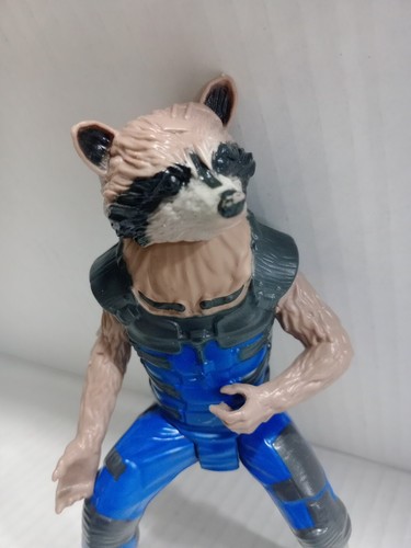 Rocket Raccoon 6" Action Figure, 2014 Guardians Of The Galaxy, With Tail, No Gun - Picture 3 of 6