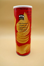 Vintage Pringles CHIP Can B4- "Pringle's Newfangled Potato. Chips- Dut's Deals