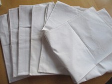 2 Kopfkissen Bezüge 80 x 80 mit Stickerei neu Vintage